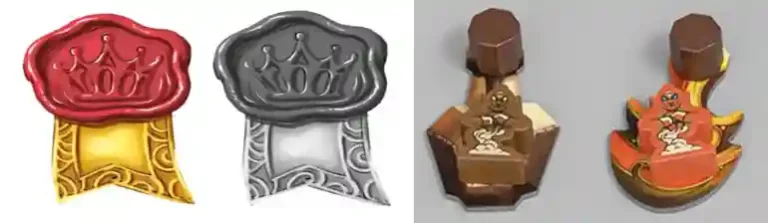 Prototyp-Spielmaterialien des Kennerspiels Djinn, Siegel und Geister