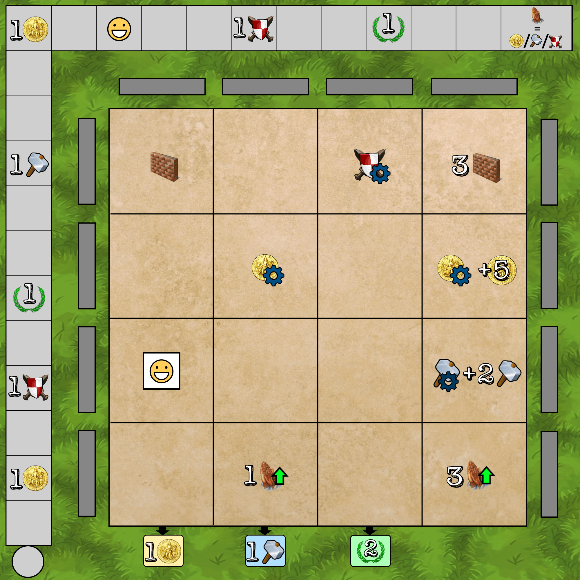 Living Forest Früher Prototypenspielplan