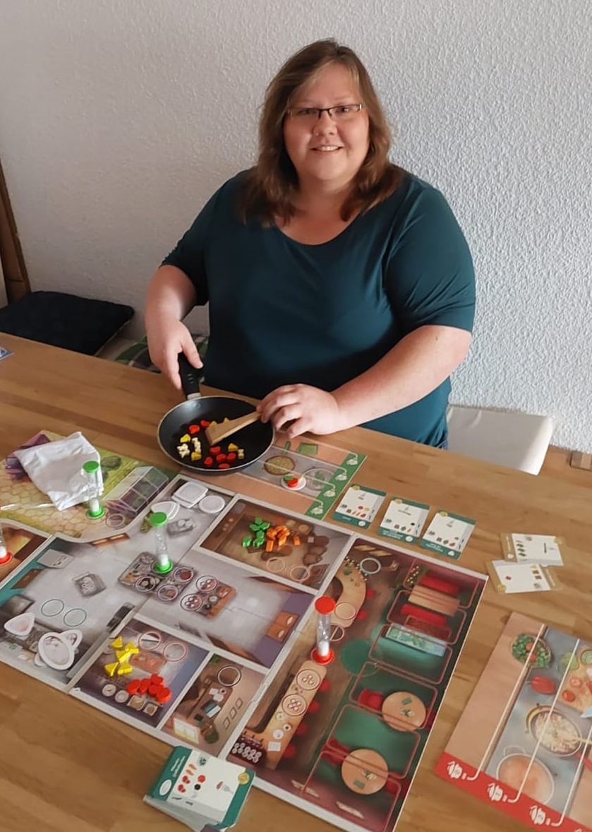 Katja mit Kitchen Rush
