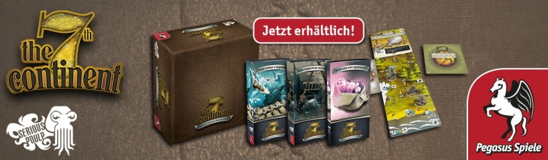 Deutsche Version von The 7th Continent ab sofort bei Serious Poulp erhältlich