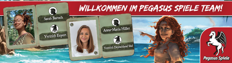 Verstärkung für das Pegasus Spiele Vertriebsteam