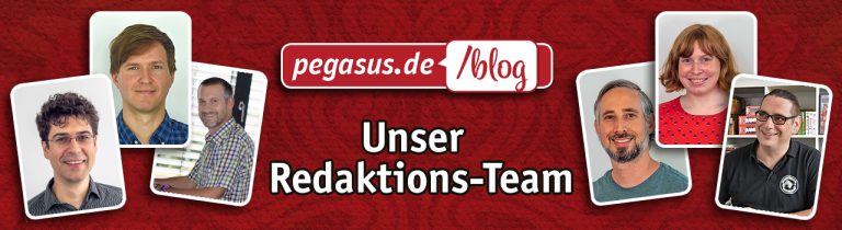 Hinter den Kulissen – Das Pegasus Spiele Redaktionsteam