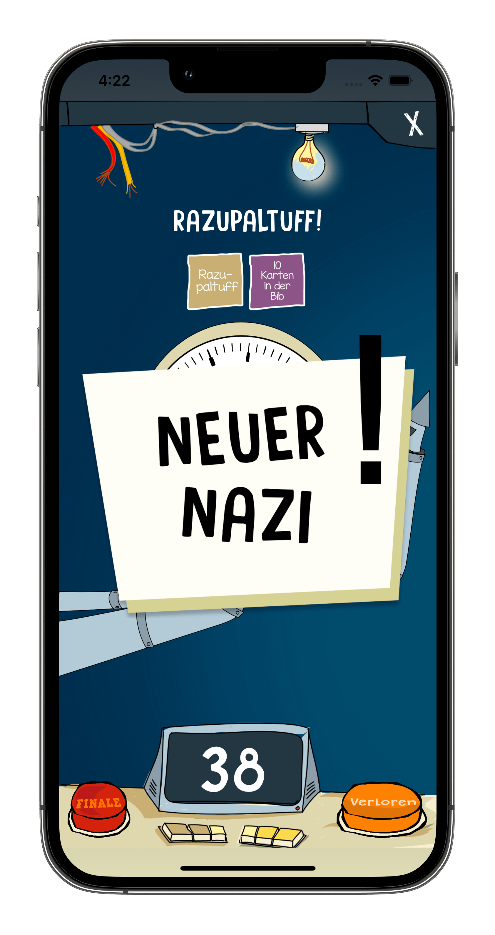 Voll auf die 18 App Screenshot Neuer Nazi