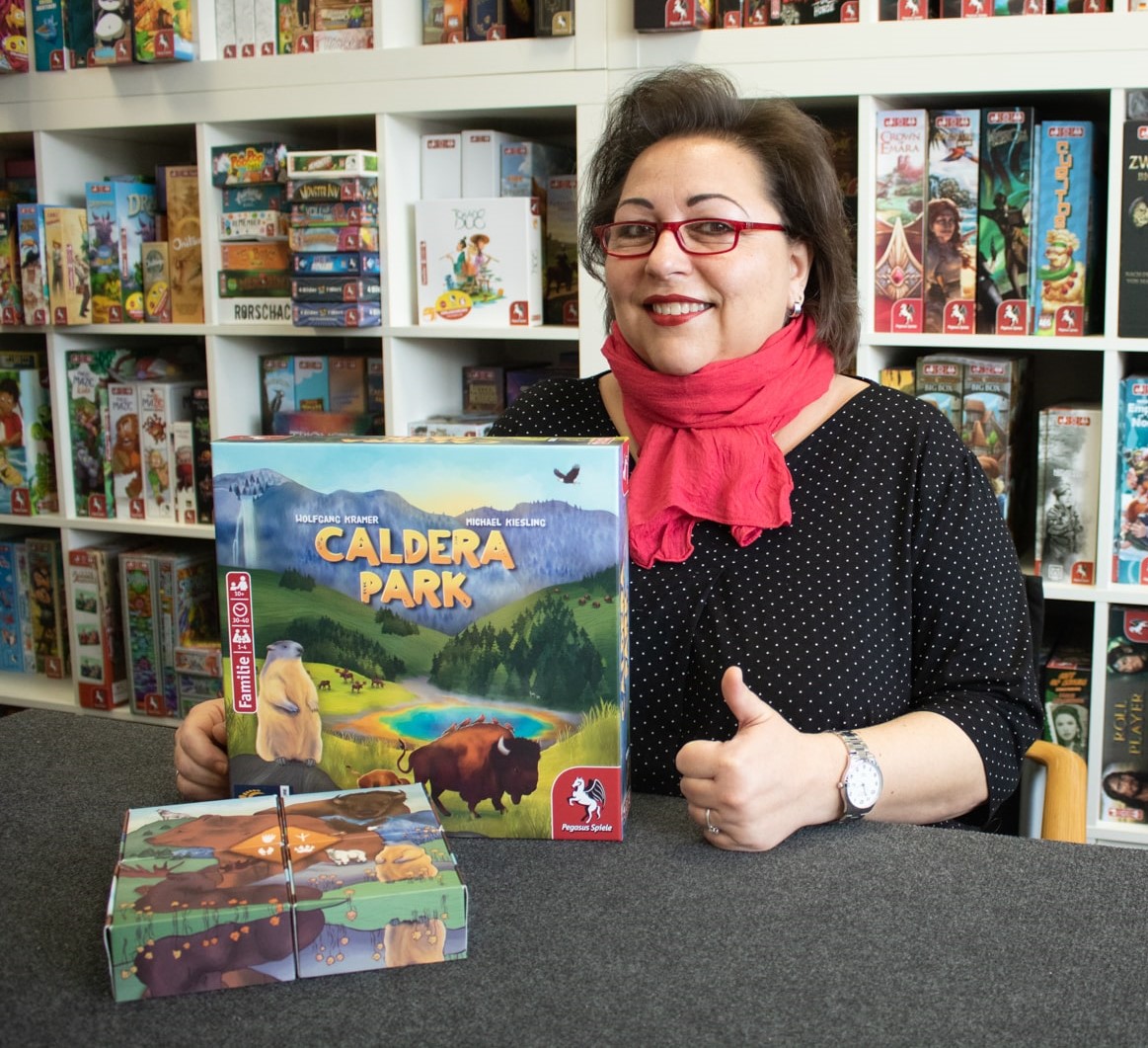 Anja mit Caldera Park