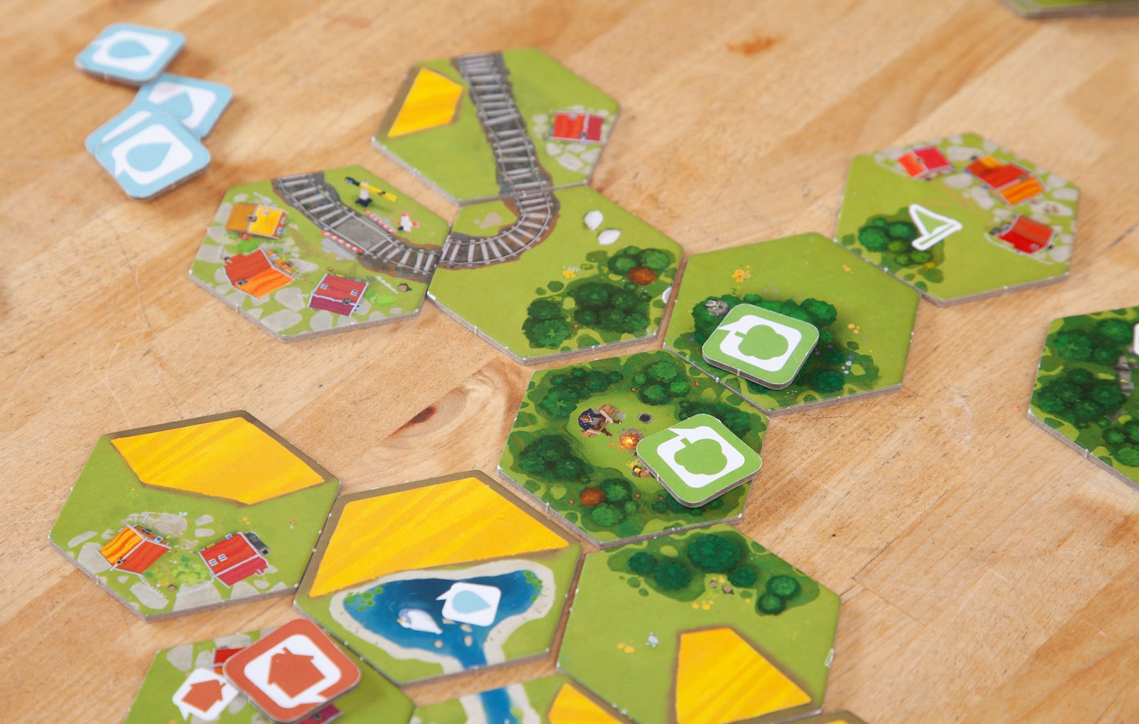 Dorfromantik – Das Brettspiel Spielsituation