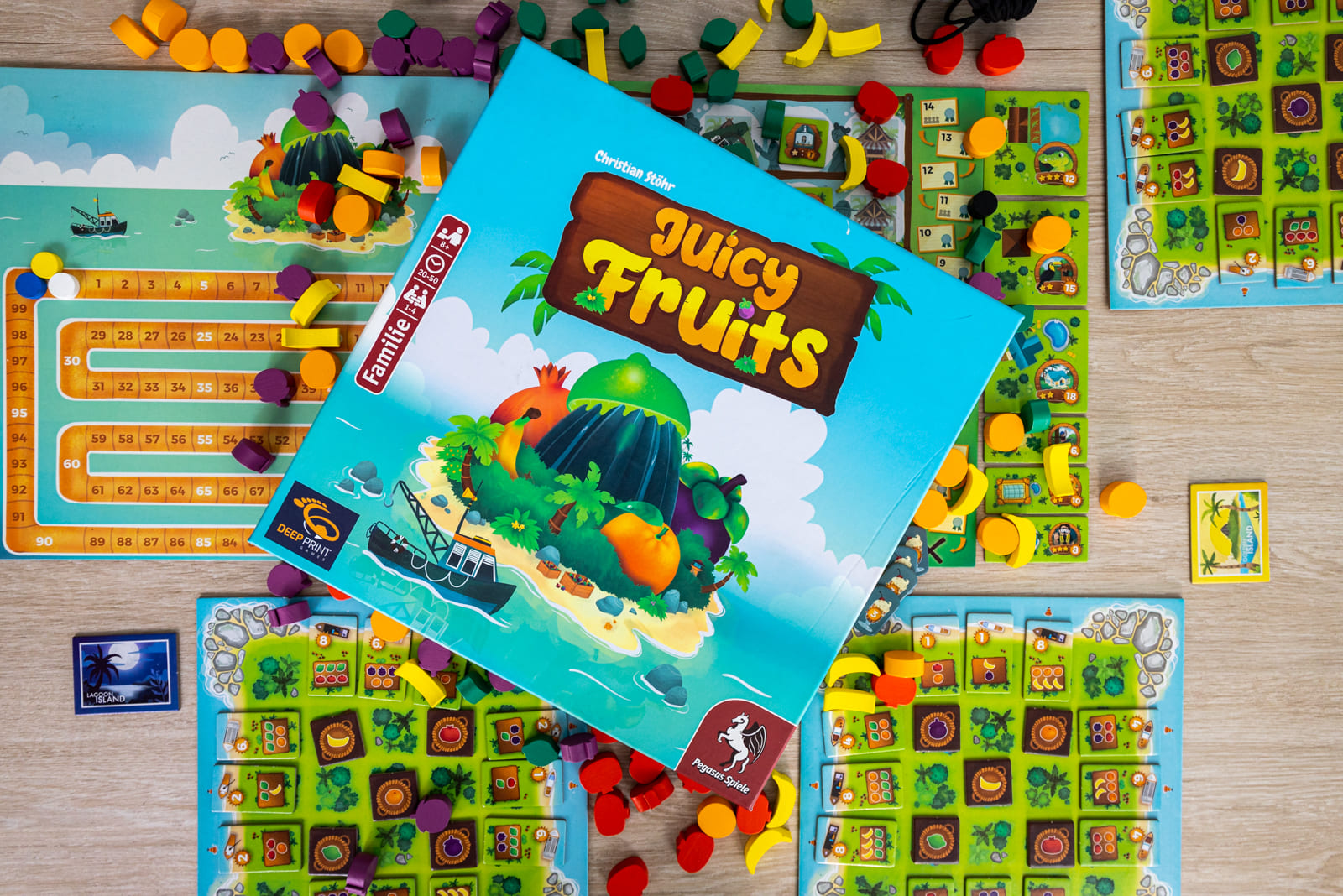 Juicy Fruits Spielmaterial