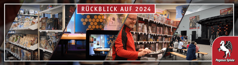 Ein Rückblick auf 2024 und festliche Grüße vom Pegasus Spiele Team
