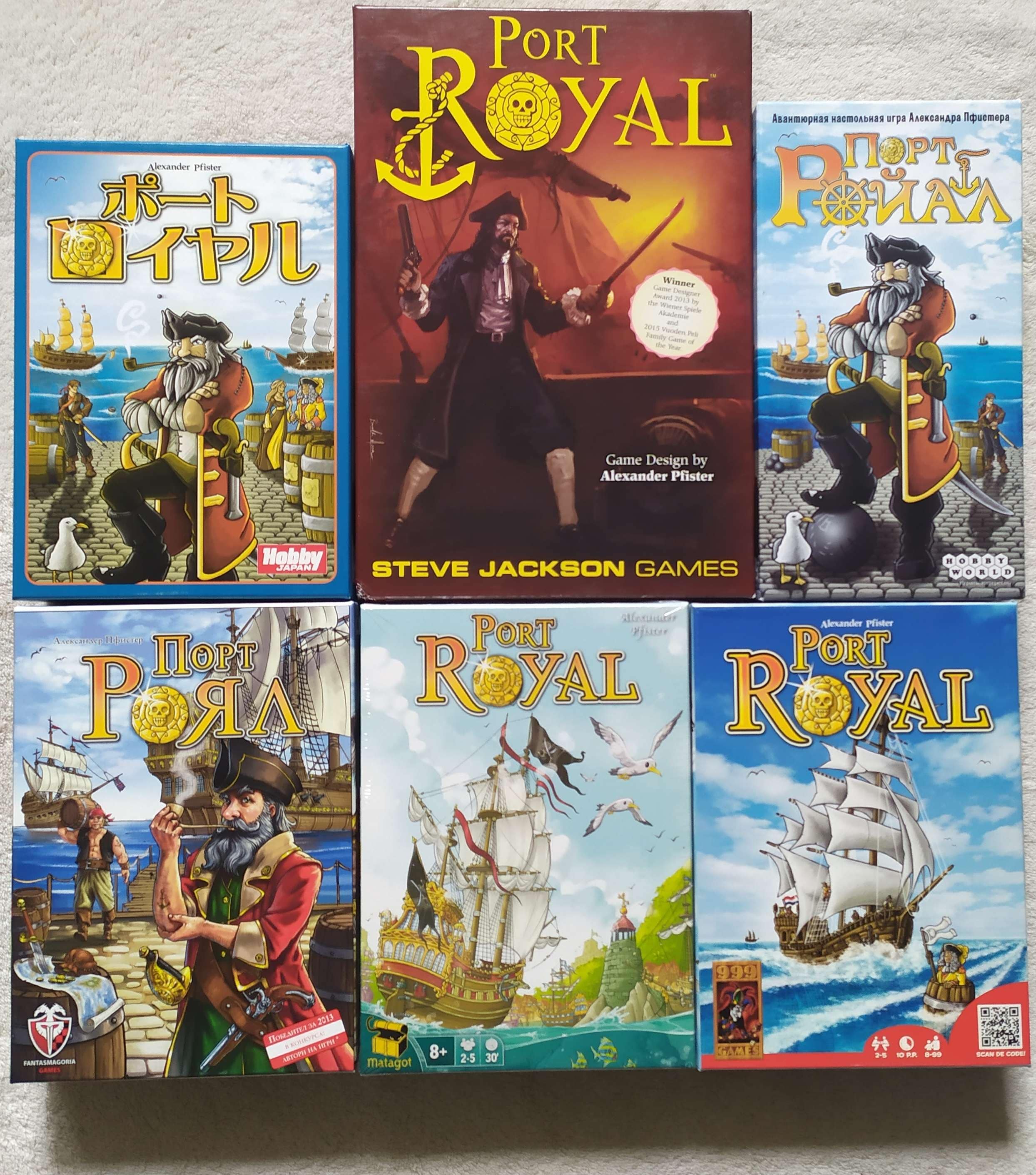 Internationale Ausgaben von Port Royale