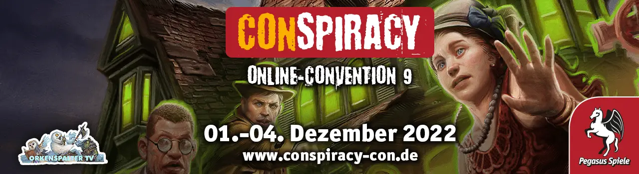Online-Convention CONspiracy vom 1. bis zum 4. Dezember 2022