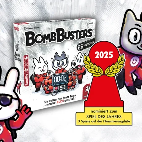 Nominierung von Bomb Busters zum Spiel des Jahres