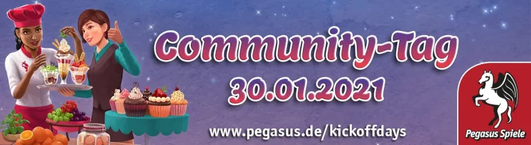 Pegasus Spiele Community-Tag am 30. Januar 2021