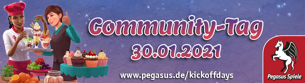 Pegasus Spiele Community-Tag am 30. Januar 2021