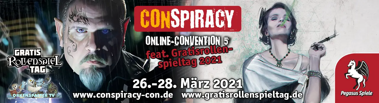 Online-Convention CONspiracy vom 26. bis zum 28. März 2021