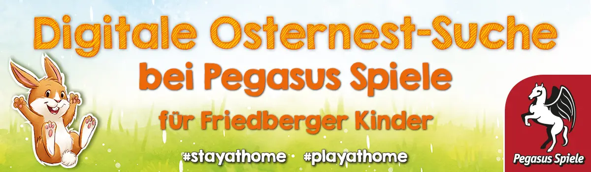 Digitale Osternest-Suche bei Pegasus Spiele