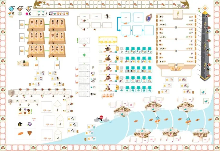 81. Prototyp des Men-Nefer Spielplan