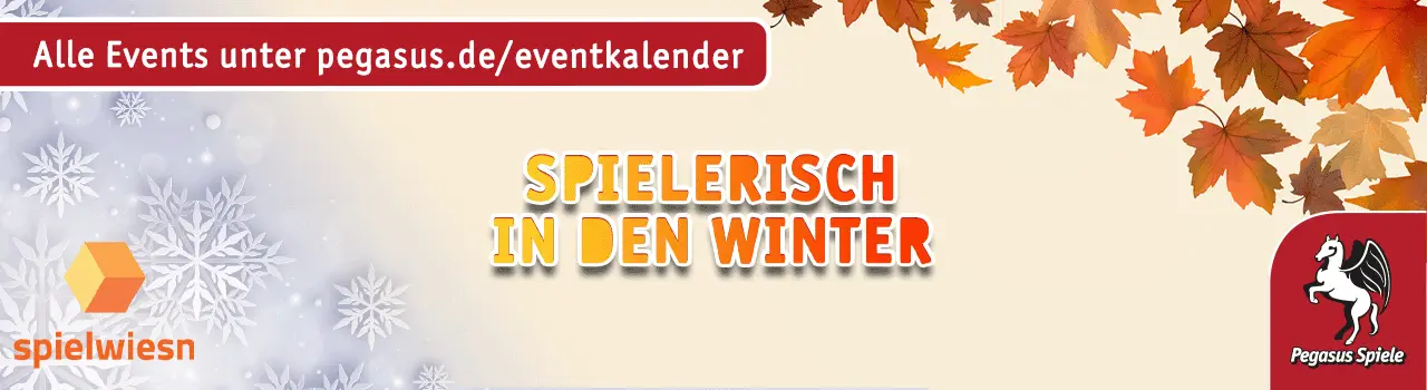 Spielerisch durch den Winter mit Pegasus Spiele