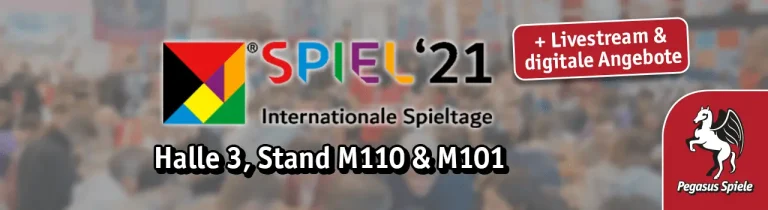 Pegasus Spiele auf der SPIEL'21