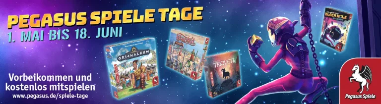 Pegasus Spiele Tage vom 1. Mai bis zum 18. Juni 2023