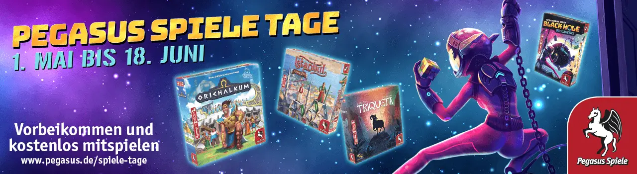 Pegasus Spiele Tage vom 1. Mai bis zum 18. Juni 2023