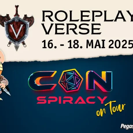 Pegasus Spiele & CONspiracy on Tour: Roleplay Verse in Oberhausen