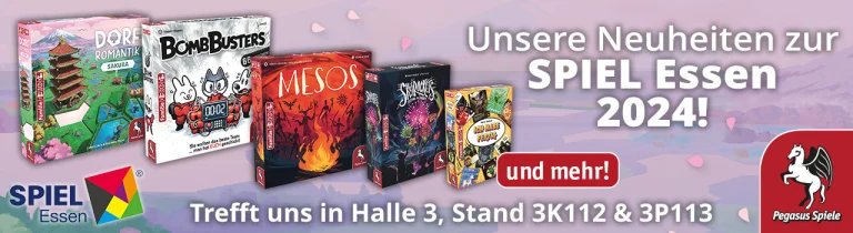 Pegasus Spiele bei der SPIEL Essen 2024