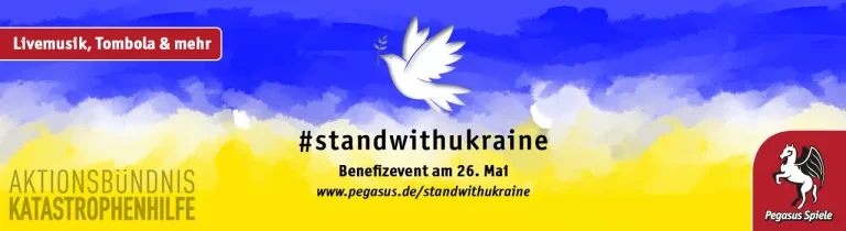 Benefizevent #standwithukraine am 26. Mai 2022 bei Pegasus Spiele