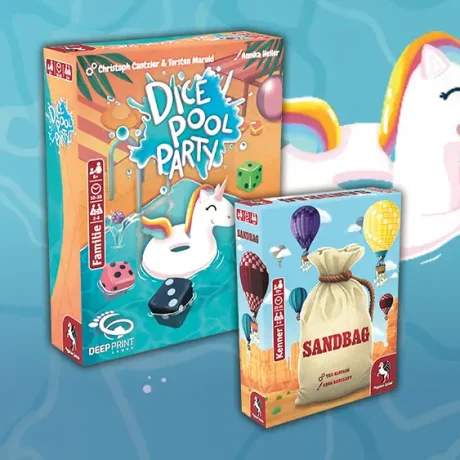 Produktbilder Dice Pool Party Deep Print Games Sandbag Pegasus Spiele