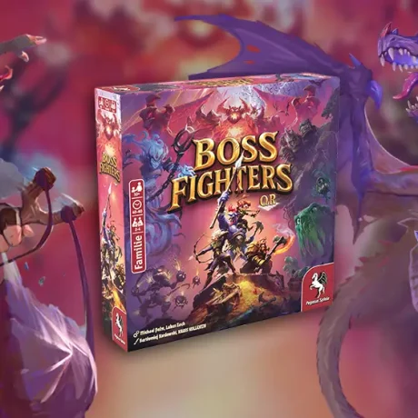 Boss Fighters QR Packung und Illustrationen