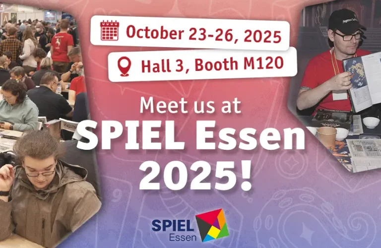 Meet us at SPIEL Essen Hall 3, Booth M120