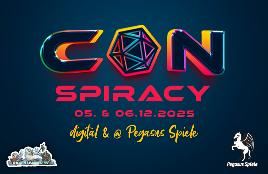 CONspiracy am 5. und 6. Dezember 2025 digital und @ Pegasus Spiele