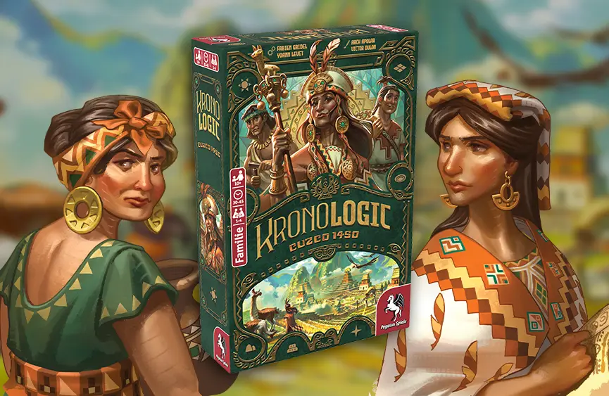 Kronologic - Cuzco 1450 Schachtel und Illustrationen