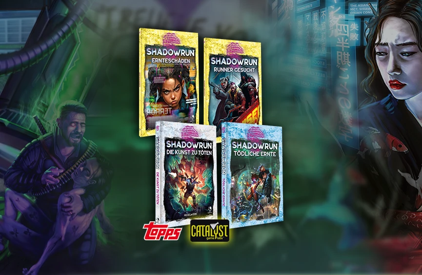 Shadowrun Rollenspiel Bände Tödliche Ernte, Die Kunst zu töten, Ernteschäden und Runner gesucht