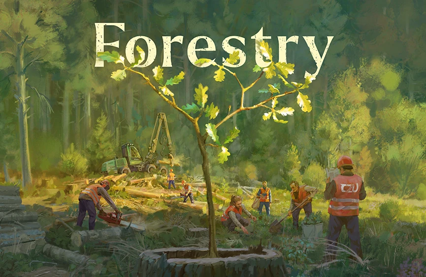 Coverillustration des Brettspiels Forestry
