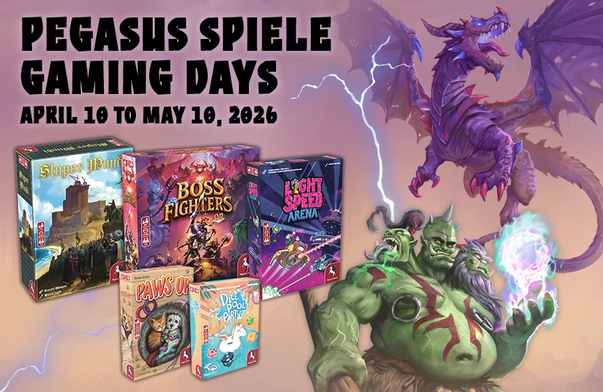 Pegasus Spiele Gaming Days Illustration
