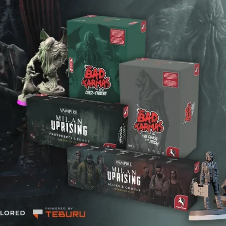 Die Erweiterungen für Teburu mit Vampire und Cthulhu Hintergrund