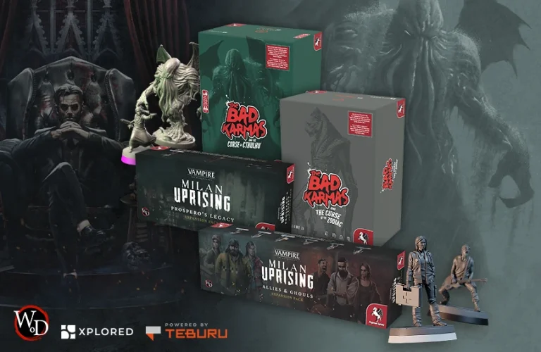 Die Erweiterungen für Teburu mit Vampire und Cthulhu Hintergrund