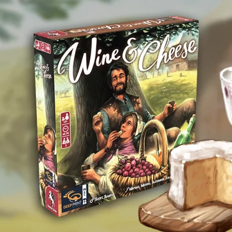 Product image of Wine & Cheese with illustrations