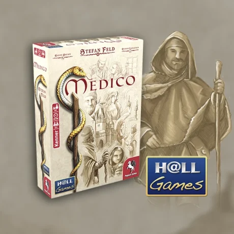 Medico von Stefan Feld – das neue Kennerspiel von Hall Games im Vertrieb von Pegasus Spiele