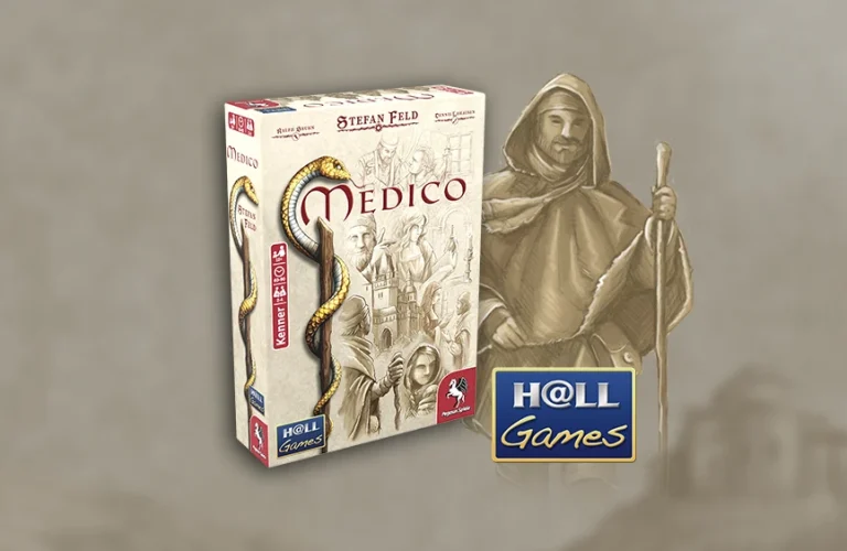 Medico von Stefan Feld – das neue Kennerspiel von Hall Games im Vertrieb von Pegasus Spiele
